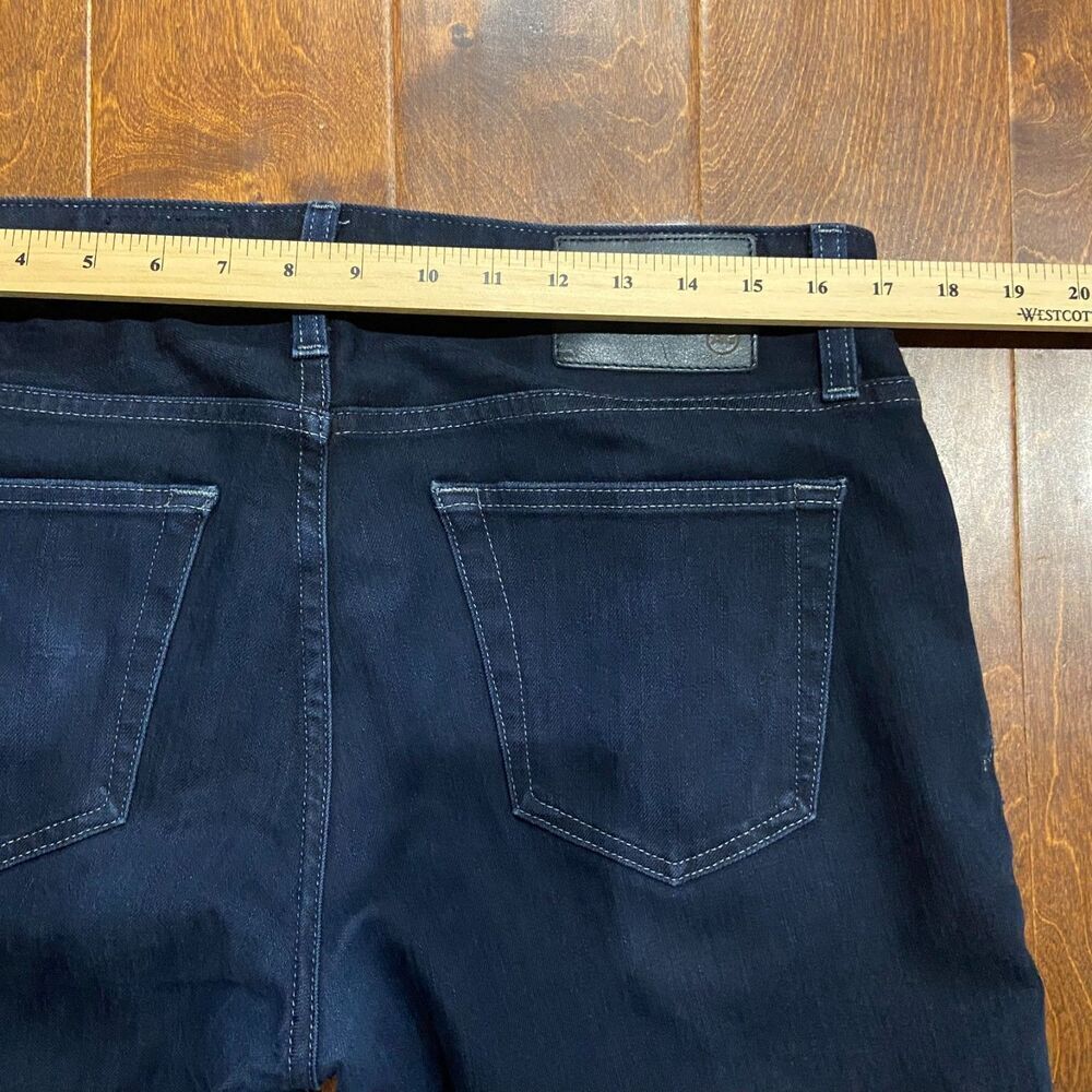 Adriano Goldschmied AG Tellis Modern Slim Dark Denim Jeans Women's Size 32R - Picture 8 of 12